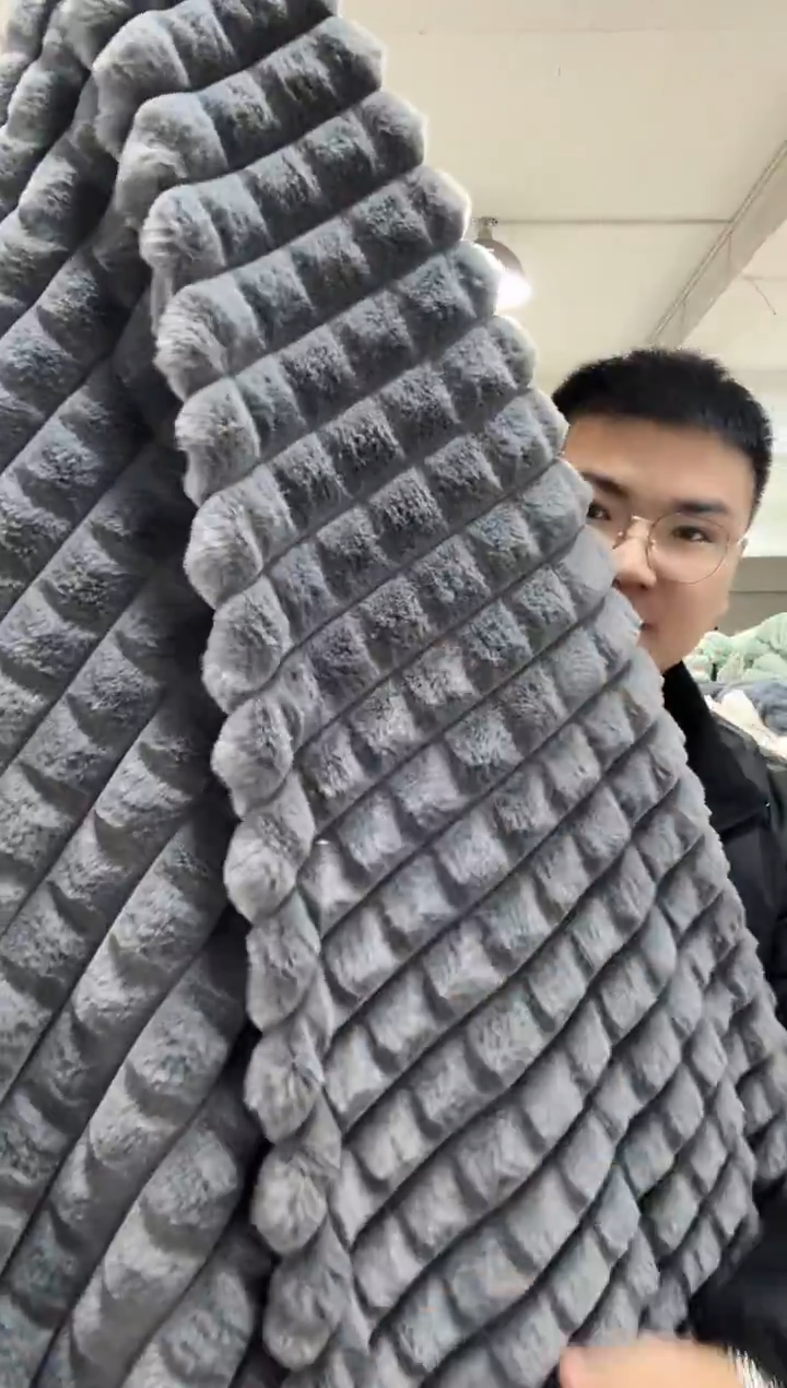 兔毛【高货兔兔被2x2.3米】外贸原单毛毯被加厚加密款巨暖和