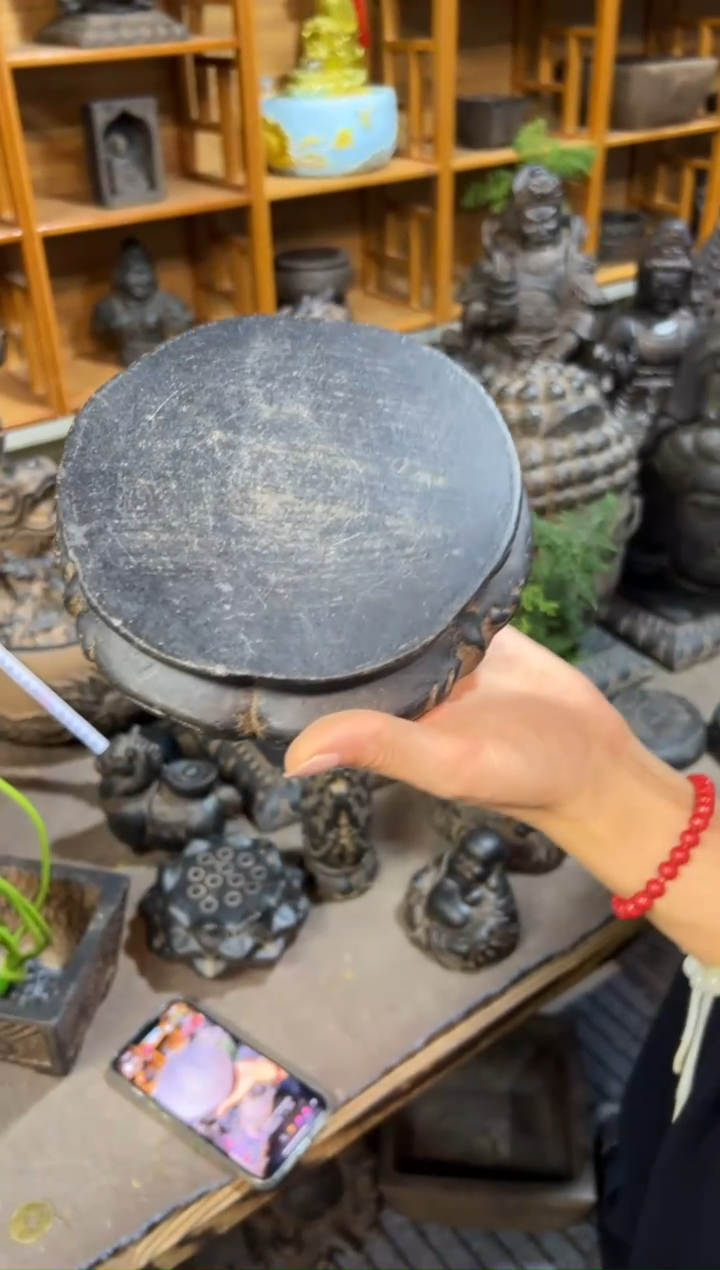 陶土【火山泥】金箍坛底座