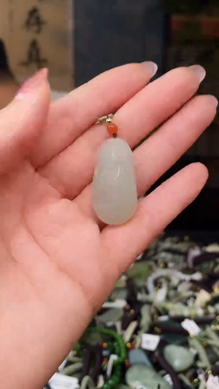 颈饰未镶嵌和田玉多样性发货，拍一发一