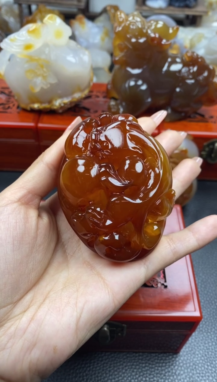 【闪购商品】玛瑙/玉髓手把未镶嵌00