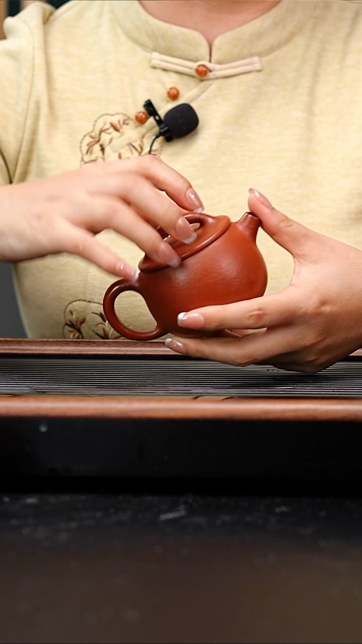 茶壶紫砂小煤窑朱泥憨瓦