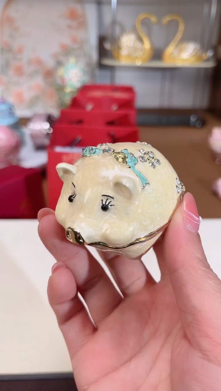 【闪购商品】易尚宝珐琅彩首饰盒