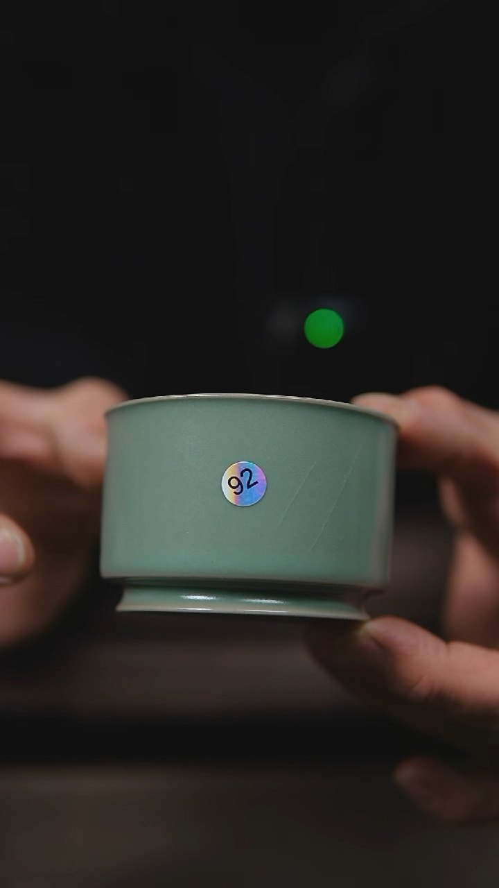 【闪购商品】杯仿古翡翠绿纯手工容天杯92