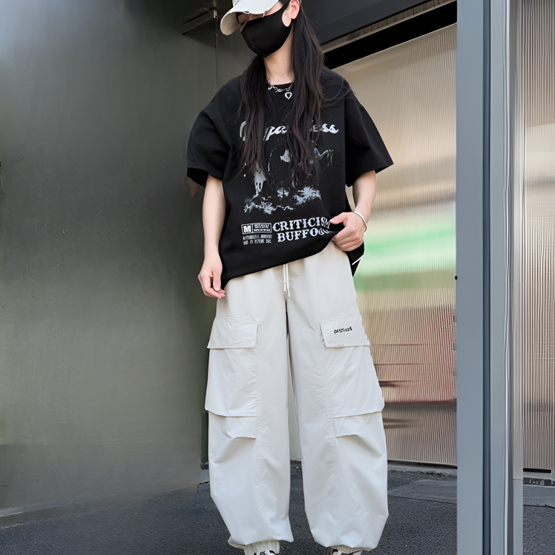 【束脚工装裤秋款】实体专柜男童女童青少年工装裤百搭亲子装潮牌