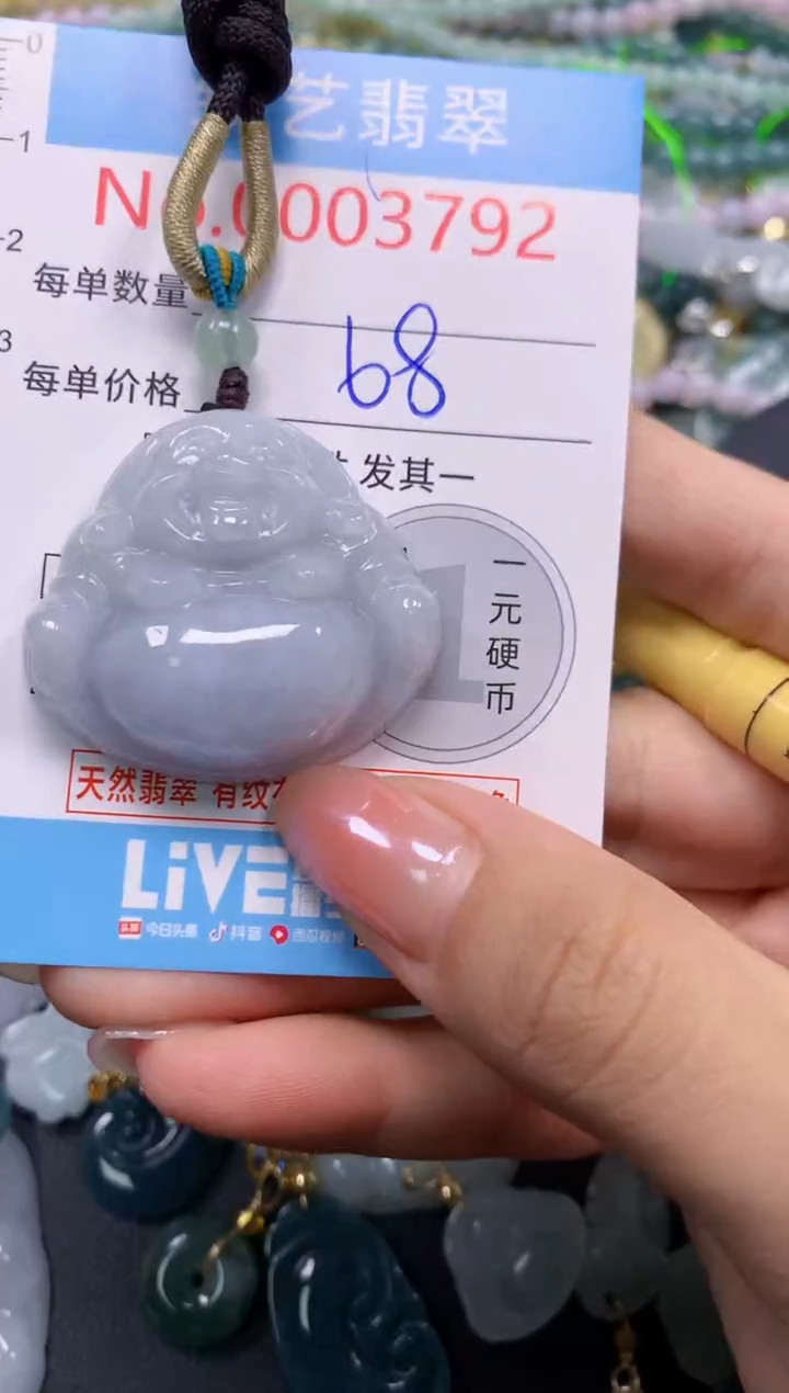 颈饰未镶嵌翡翠3792