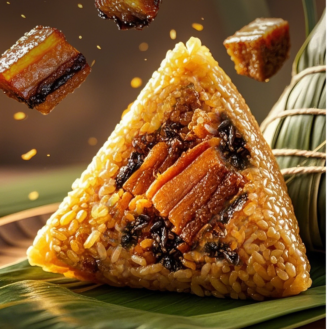 世代客家.端礼（高汤梅菜扣肉粽）真空包装早餐下午茶零食