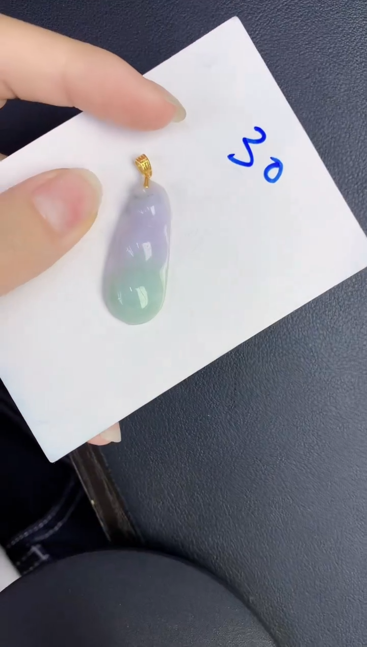 颈饰未镶嵌翡翠缅甸天然翡翠A货