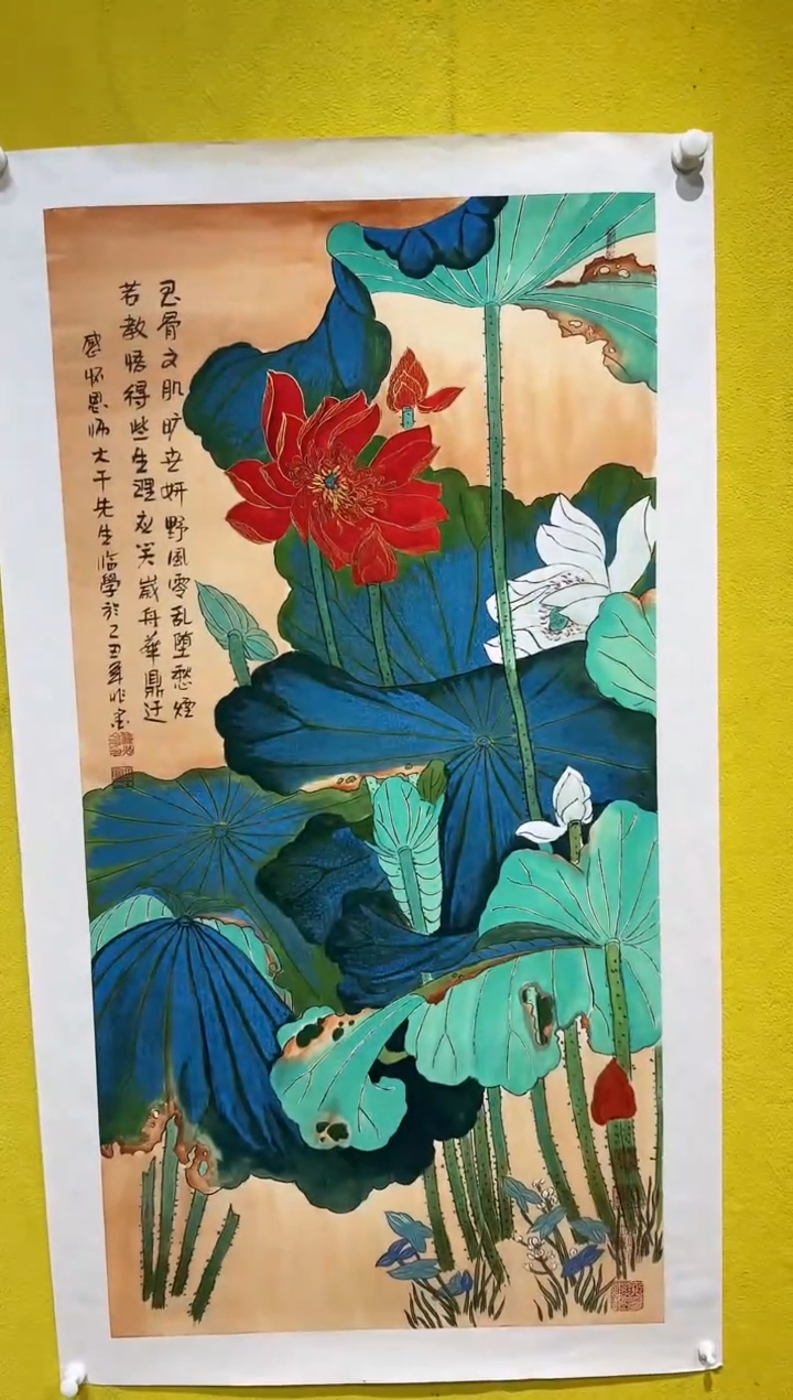国画梁兆金/精品国画/8平尺