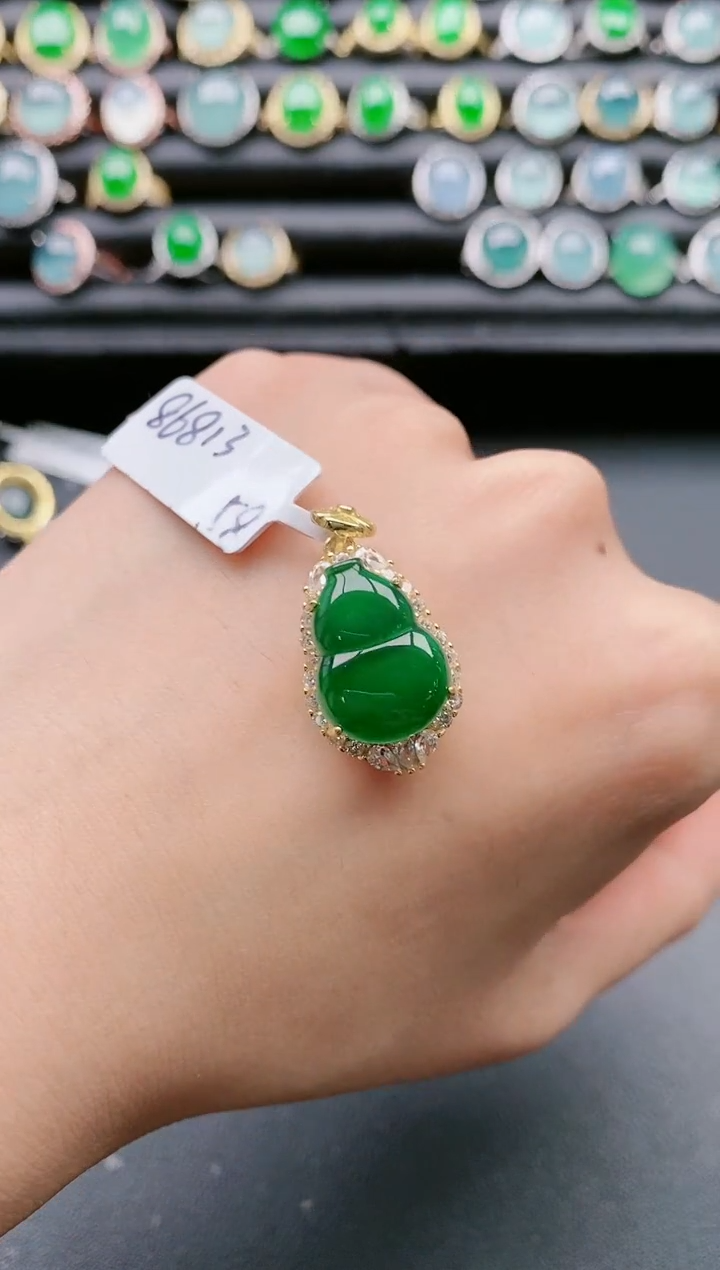 【闪购商品】翡翠戒指银S925镶嵌111111