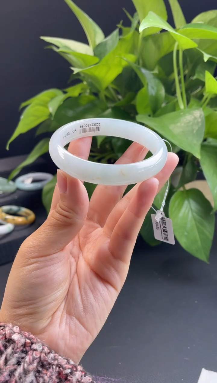 未镶嵌翡翠定制翡翠21#（强推）天然缅甸A货翡翠手镯56-57圈口