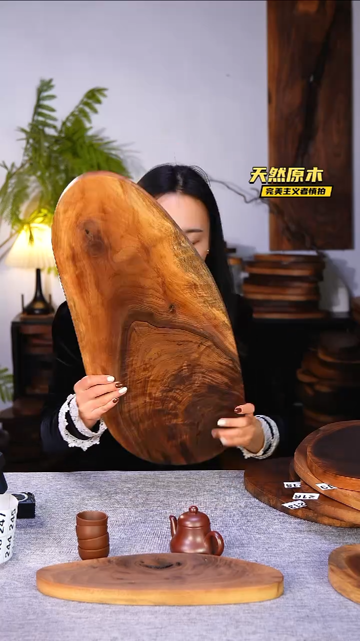 木北美黑胡桃原木.干裂疤结不属于商品质量问题完美主义者慎拍