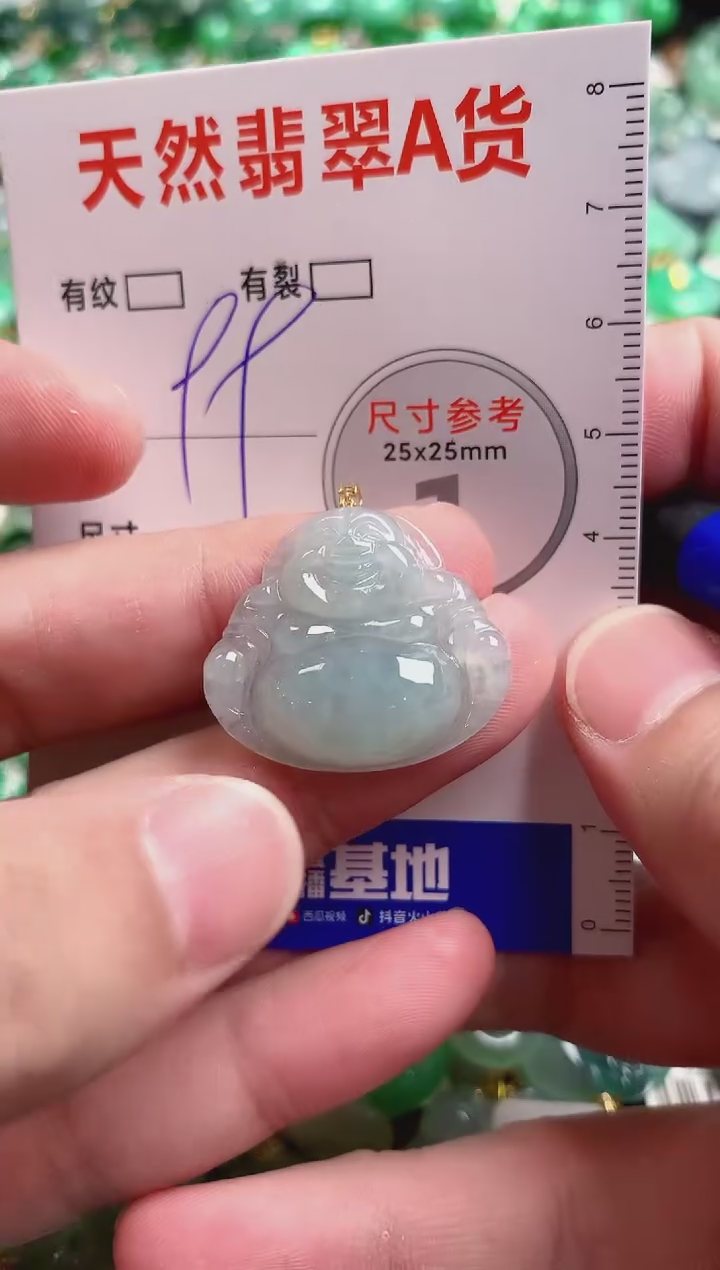 翡翠18K金镶嵌颈饰24001987