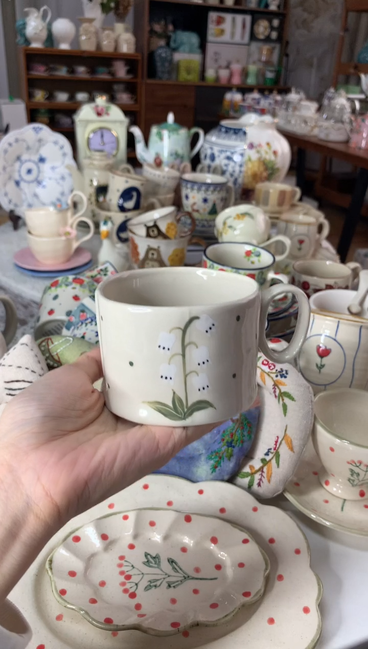 陶瓷【福利】铃兰单杯1个