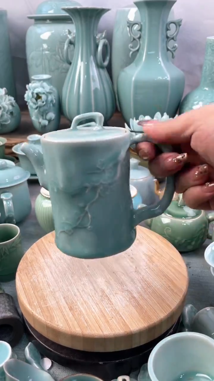 【闪购商品】特价 微瑕 慧仙青瓷