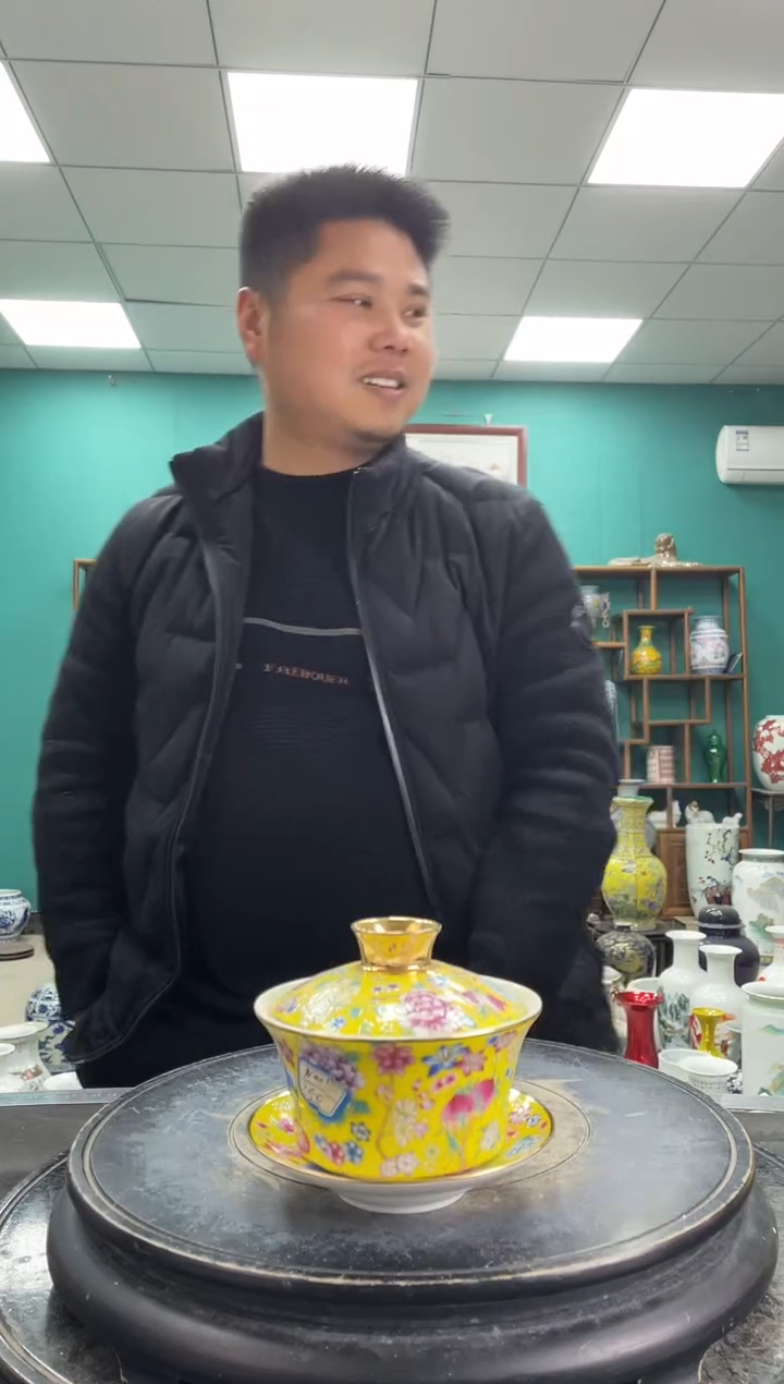 【闪购商品】摆件盖碗陶瓷摆件陶瓷