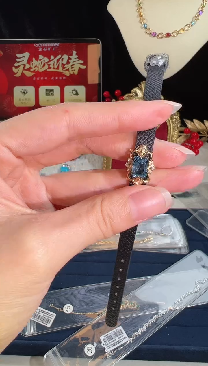 【闪购商品】托帕石颈饰18K金镶嵌BN16760-D