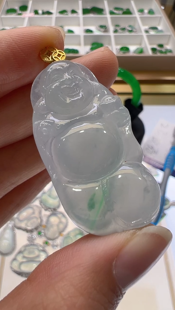 【闪购商品】翡翠吊坠(不含链)18K金镶嵌多样性团购发一件