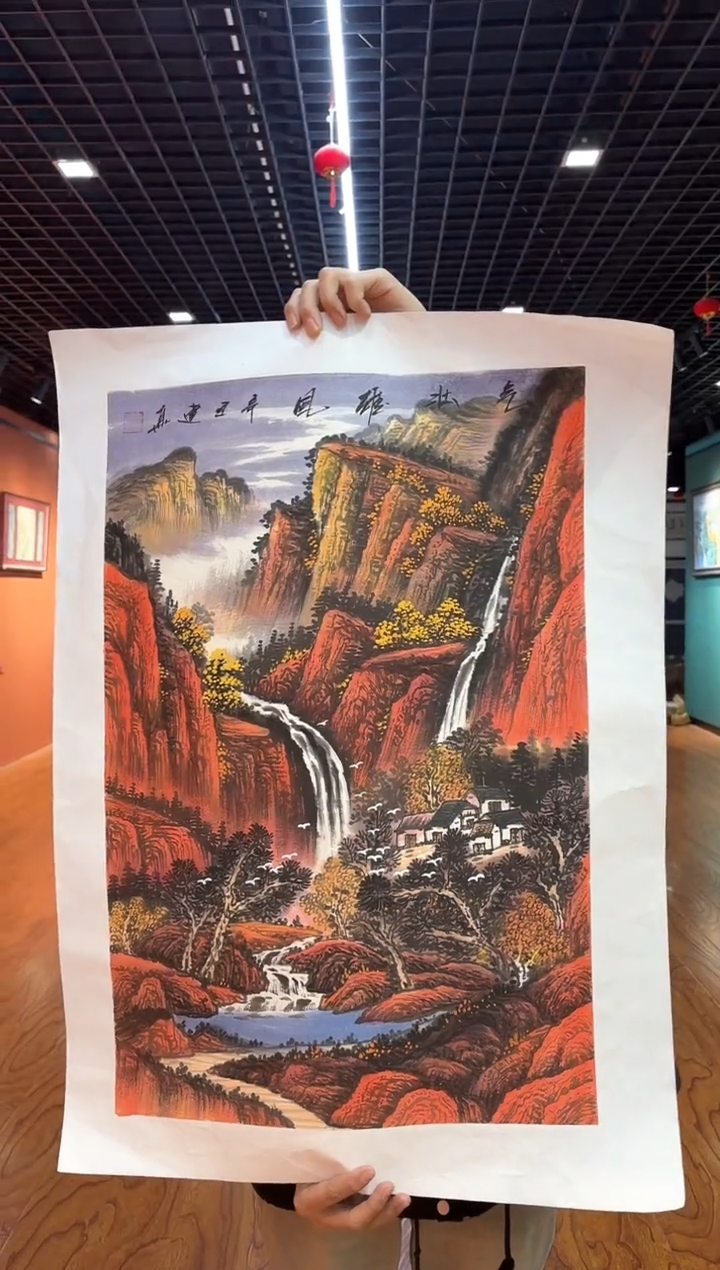 【闪购商品】国画周建真老师绘画作品23-4