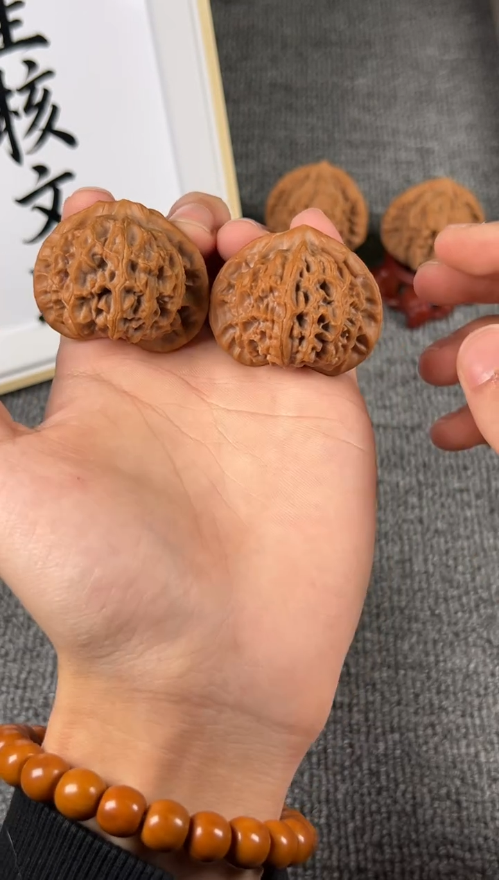 吊坠文玩核桃精品44尺桃心宫灯3号
