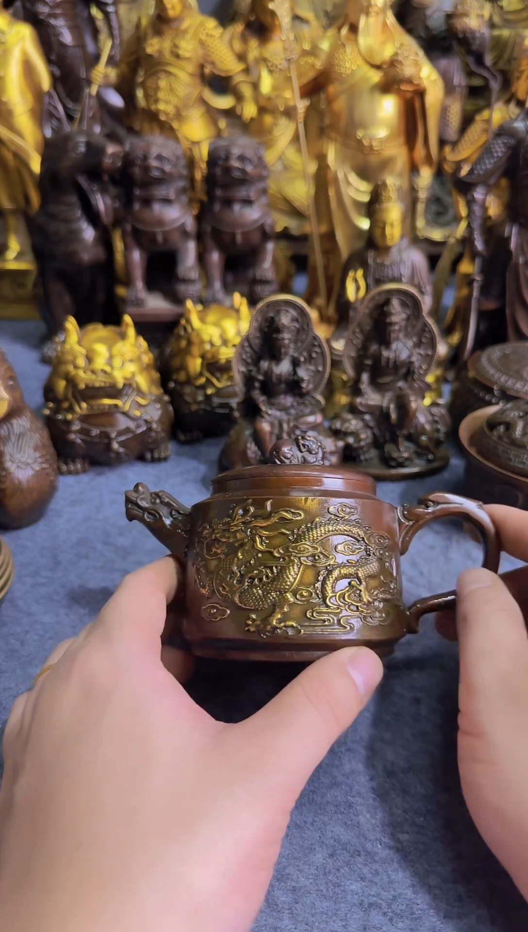 老黄黄铜摆件装饰品