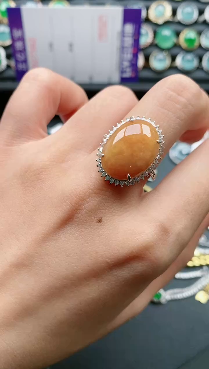 【闪购商品】翡翠戒指银S925镶嵌1111