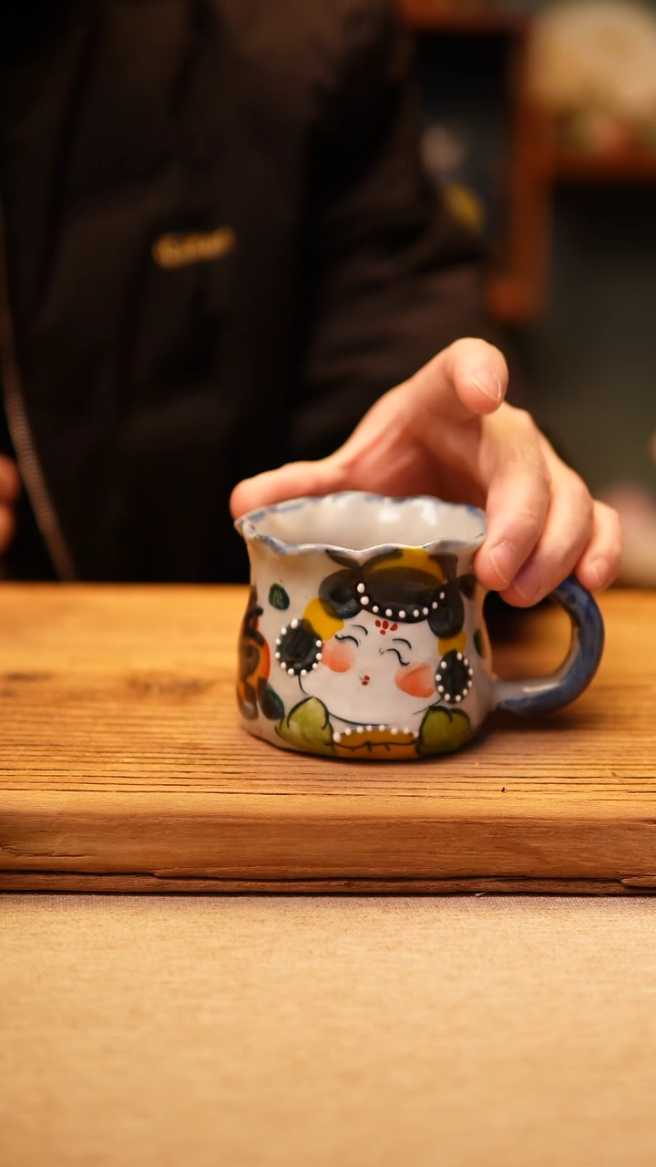 【闪购商品】@@陶园瓷舍@@纯手工手绘@高温釉下彩