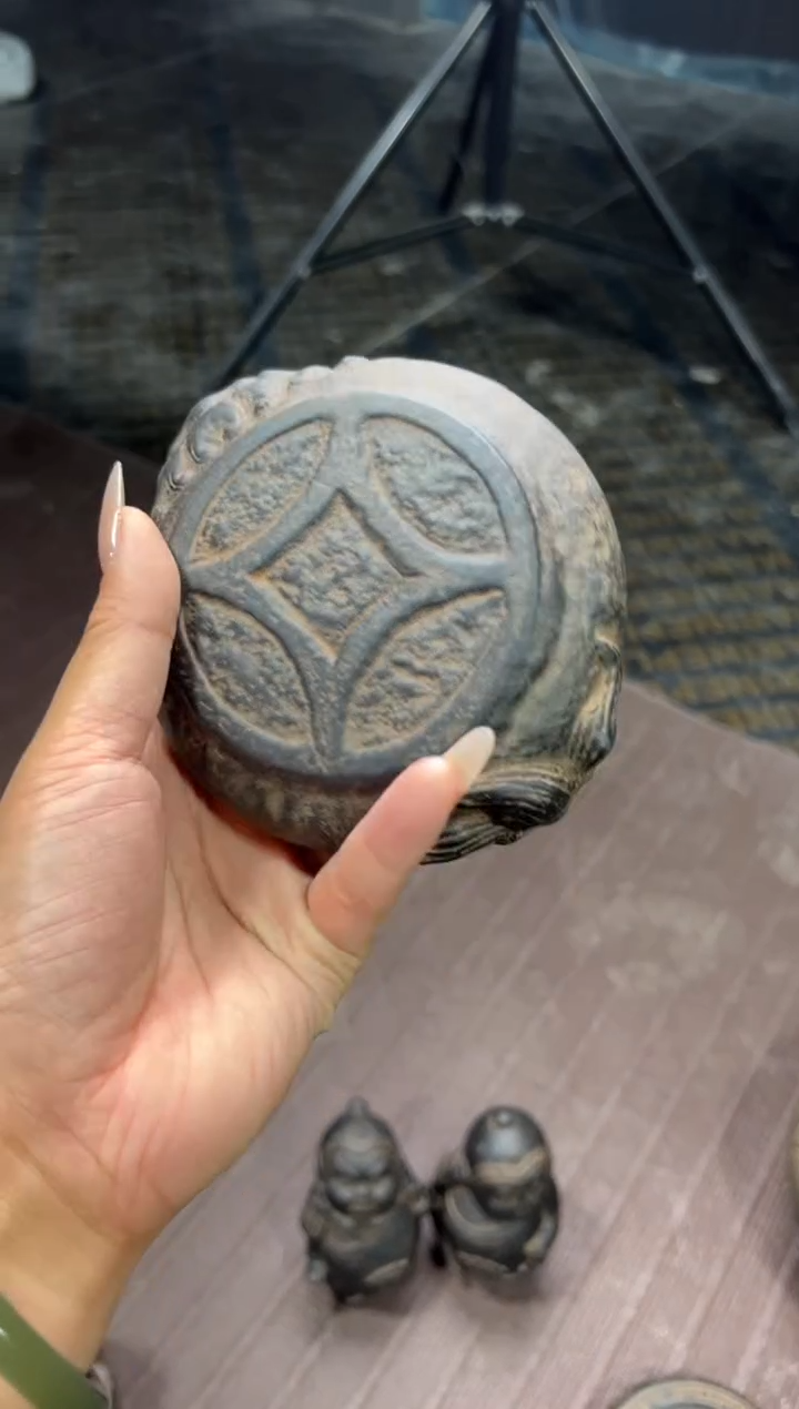 陶土【火山泥】金蟾小底座