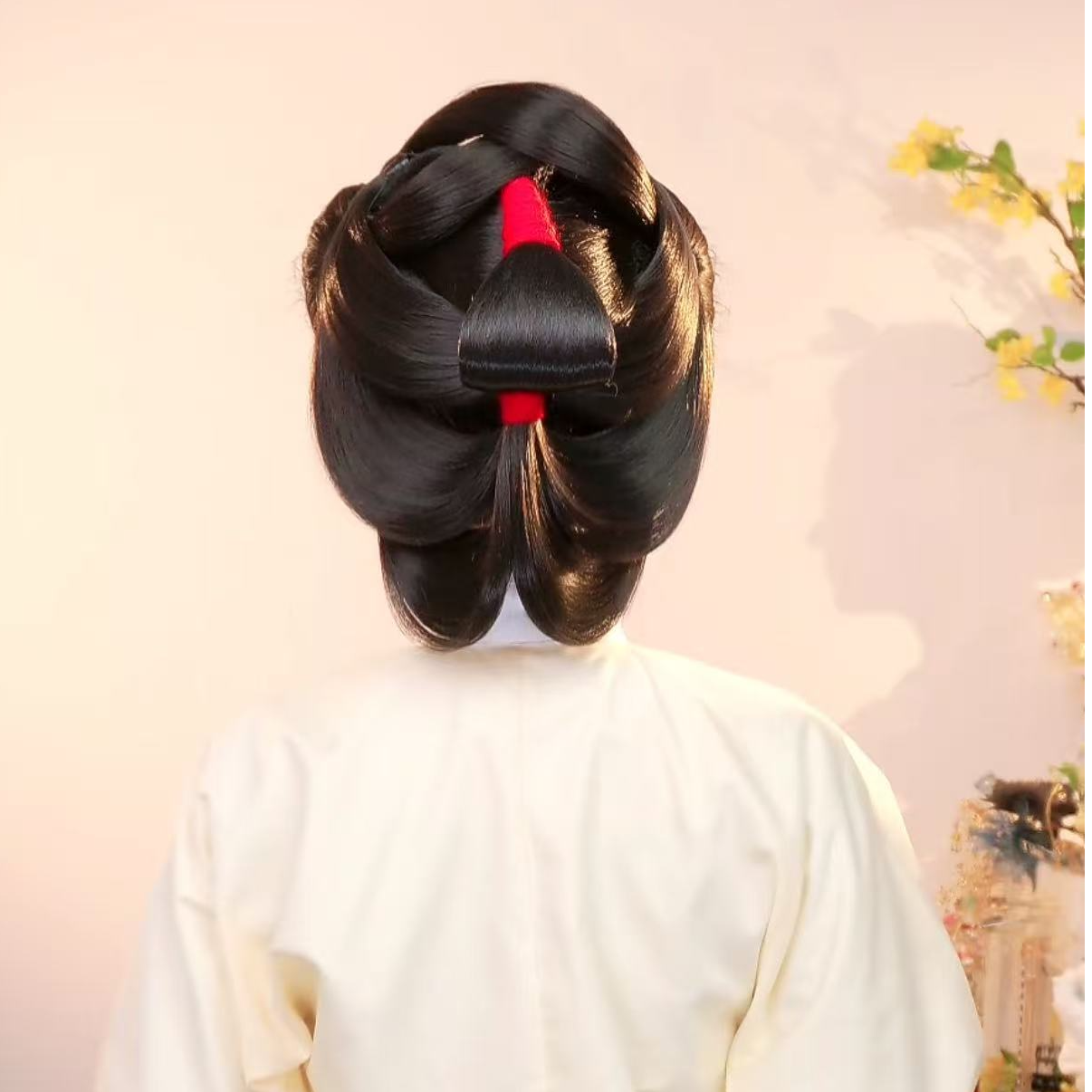 几朵专属 简版三绺头 蓝熙亚莉 全发丝非抓夹 二次元古风汉服发髻