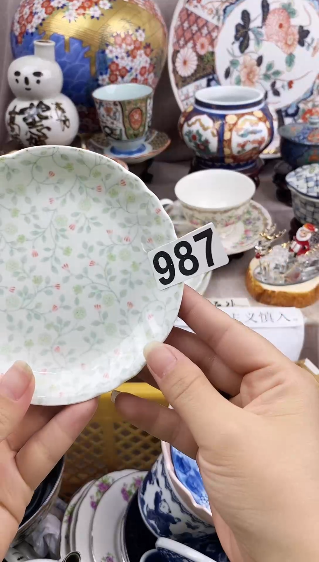 摆件好看的小瓷器，默认微瑕