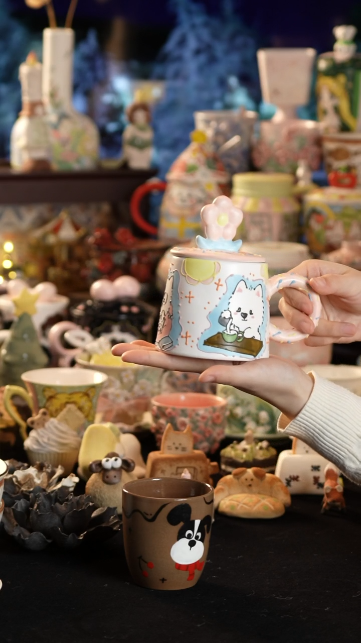 其他陶景德镇釉下彩手绘设计师款陶瓷