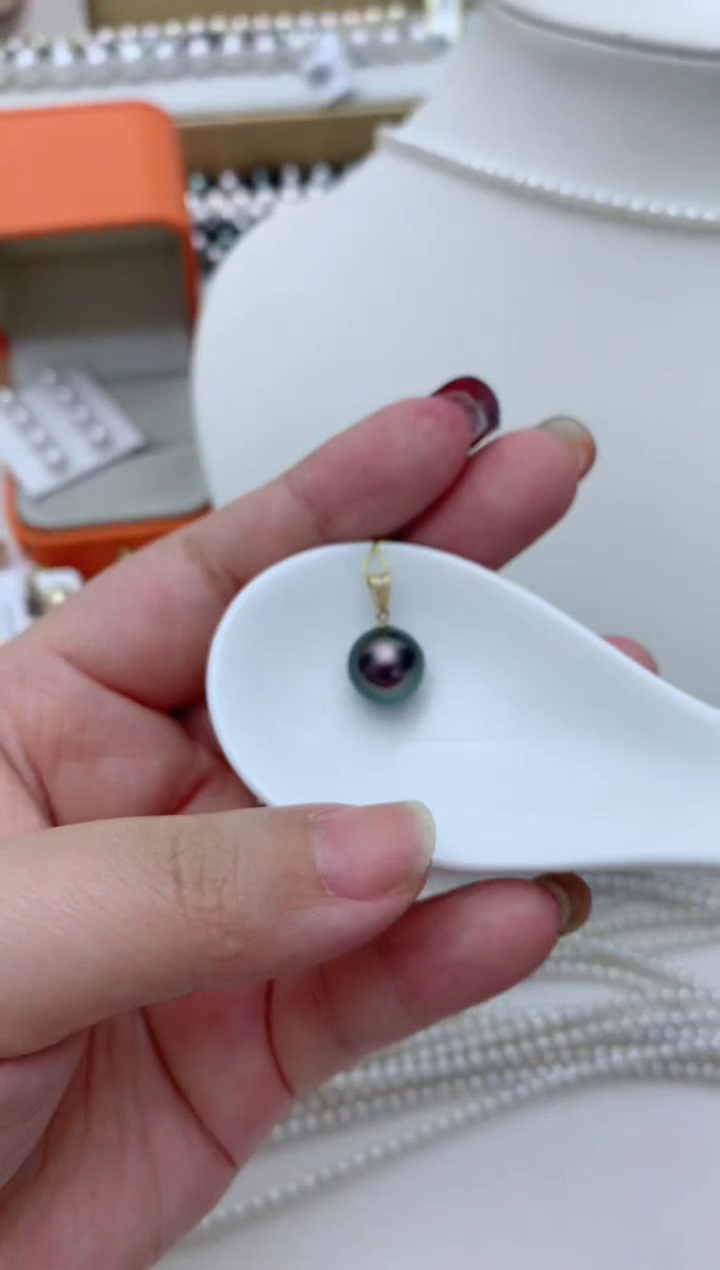 【闪购商品】海水珍珠颈饰18K金镶嵌e53