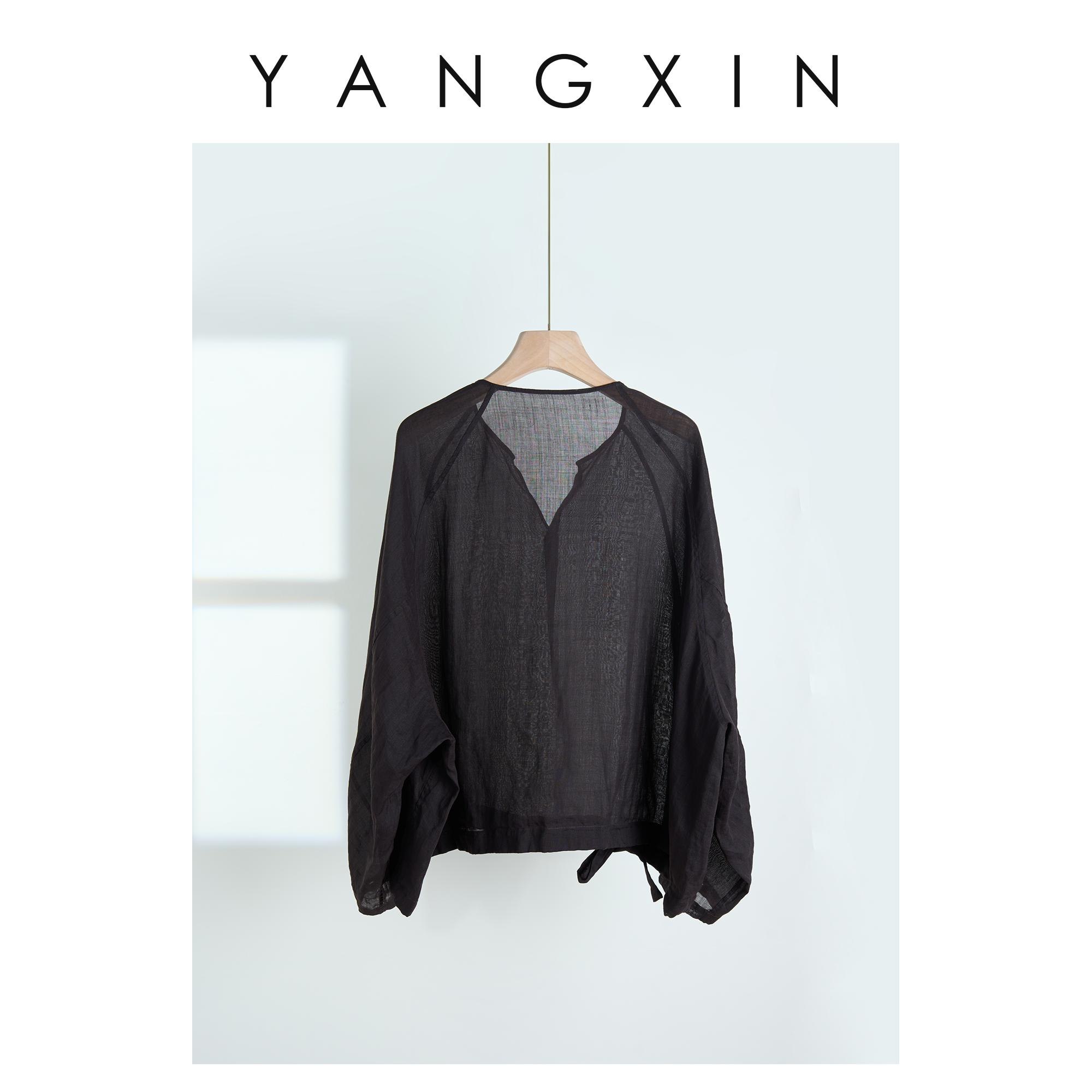 【无龄·杨昕】“舒然韵衫”气质长袖衬衫休闲宽松上衣SS03064