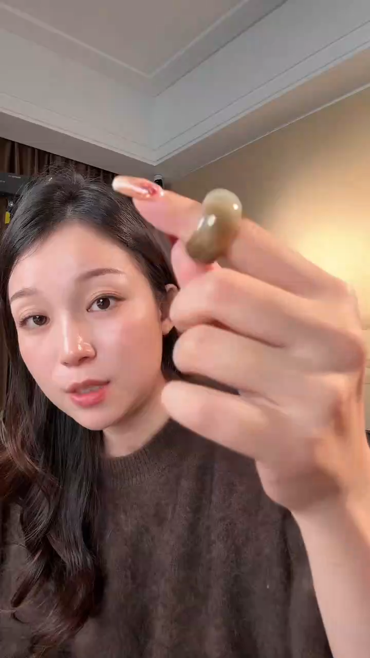 银S925镶嵌戒圈和田玉和田玉（多样性发货)@@15