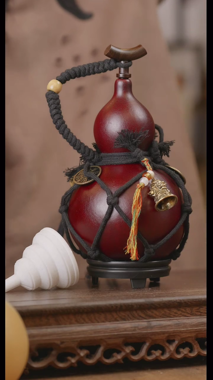 【闪购商品】249号精品天然大漆工艺防渗内胆酒葫芦~