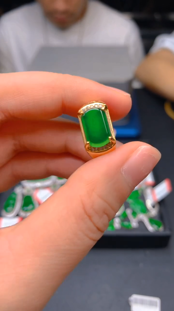 【闪购商品】翡翠戒指未镶嵌0850512087/多样性发一