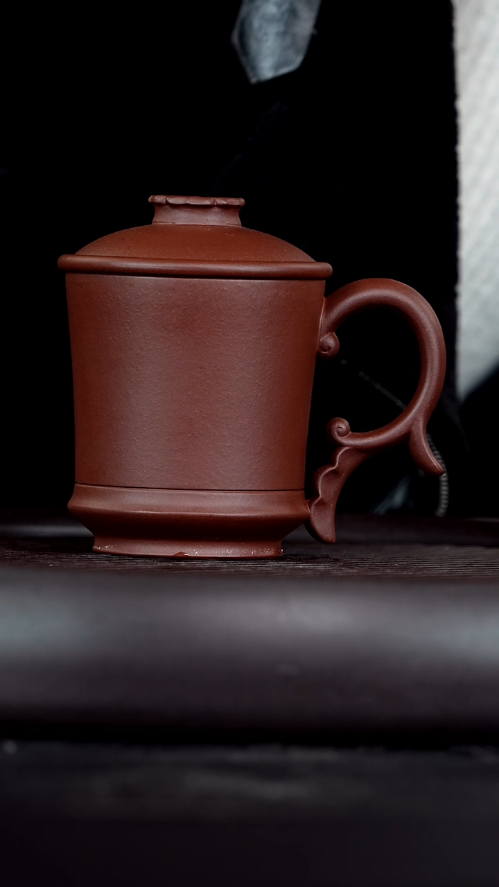 【闪购商品】紫砂茶杯低槽清福莲