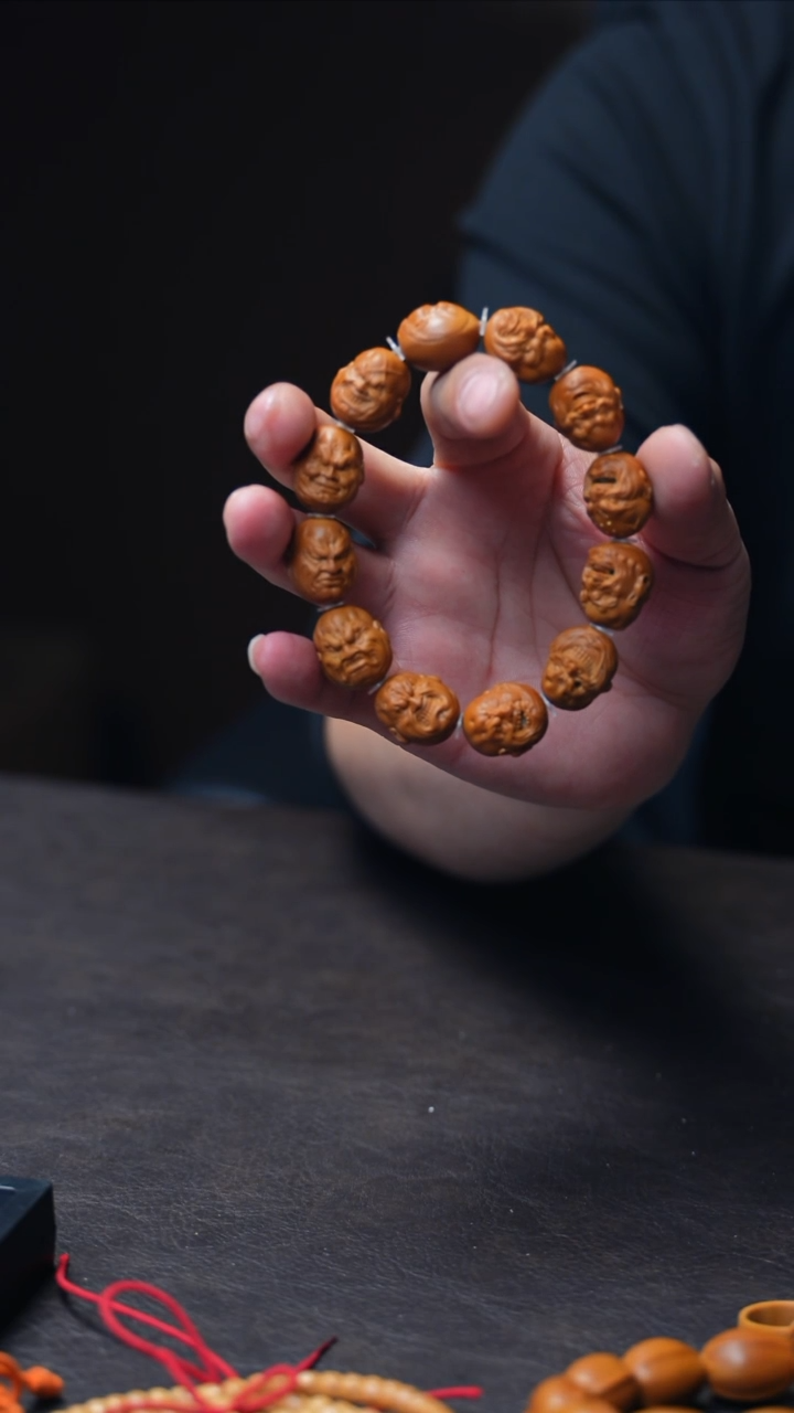 【闪购商品】橄榄核手串/手链1.7恶僧手串
