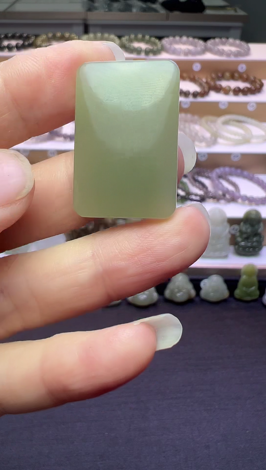 颈饰未镶嵌和田玉142号链接有黑点 约卡30*20*6