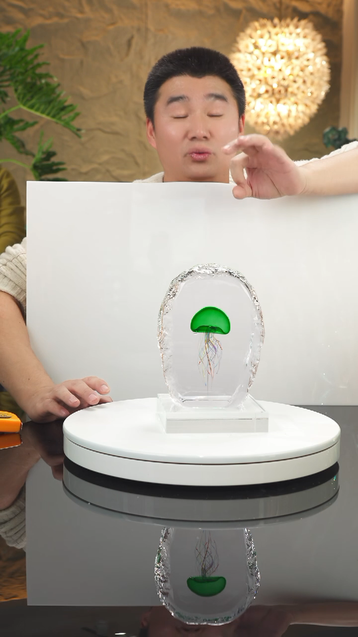 【闪购商品】摆件福利绿色水母摆件