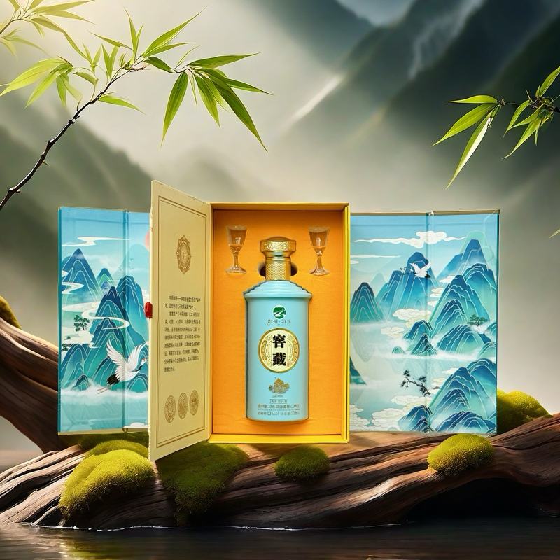龙尊宴龙尊宴贵州千里江山固态法白酒53%Vol500ml
