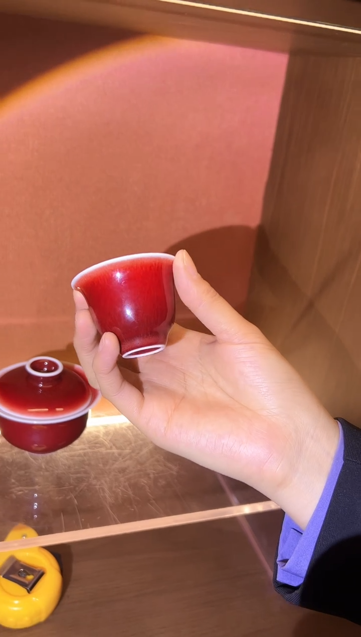 【闪购商品】杯子颜色釉郎红铃铛杯