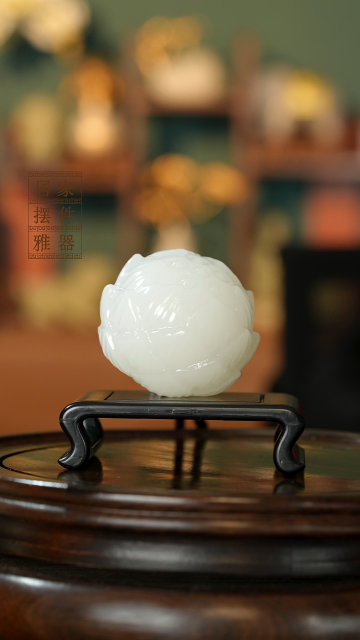 玉《好运连连》摆件