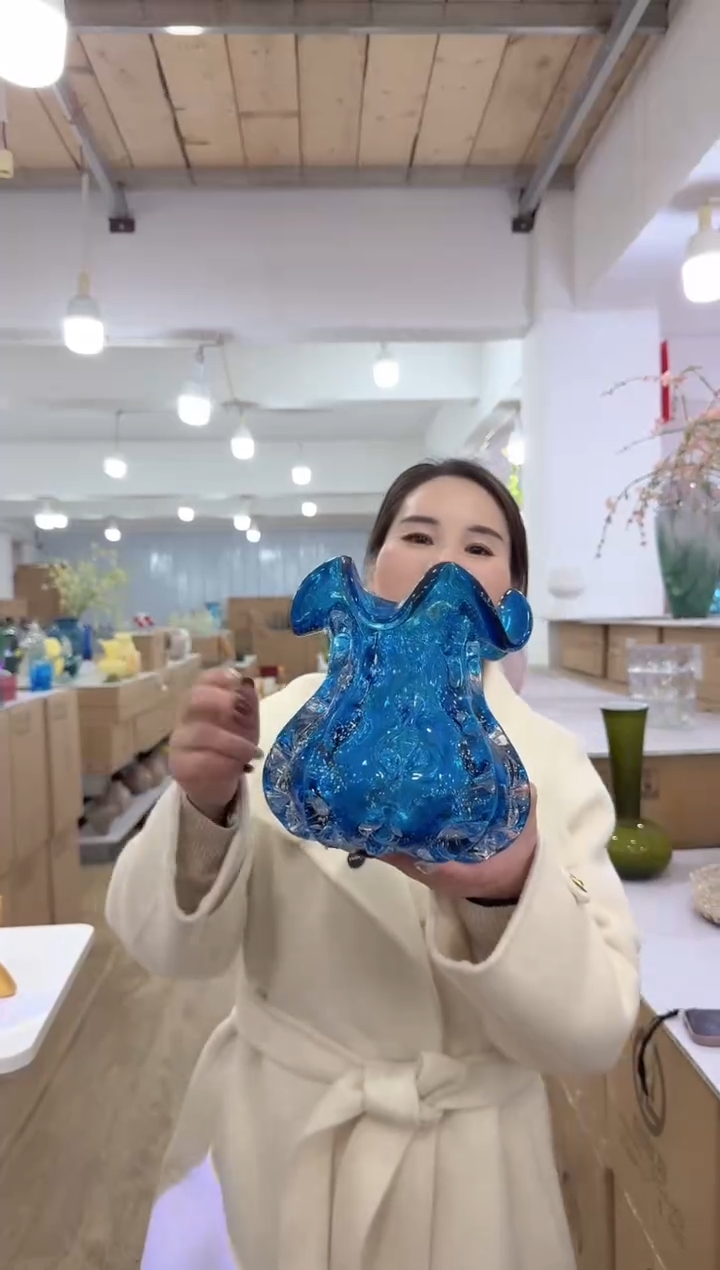 【闪购商品】无铅玻璃洛芙花器-x-早14