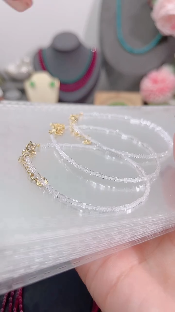 银S925镶嵌手链钻石白方99