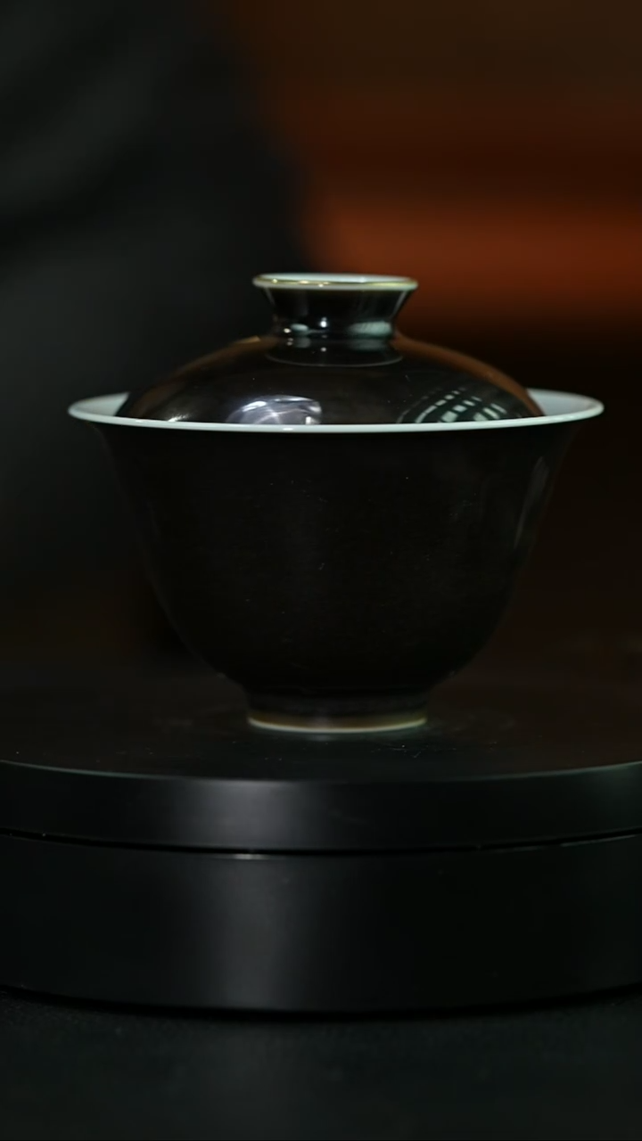 杯秦****M庐陵昱西乌金春漫盖碗