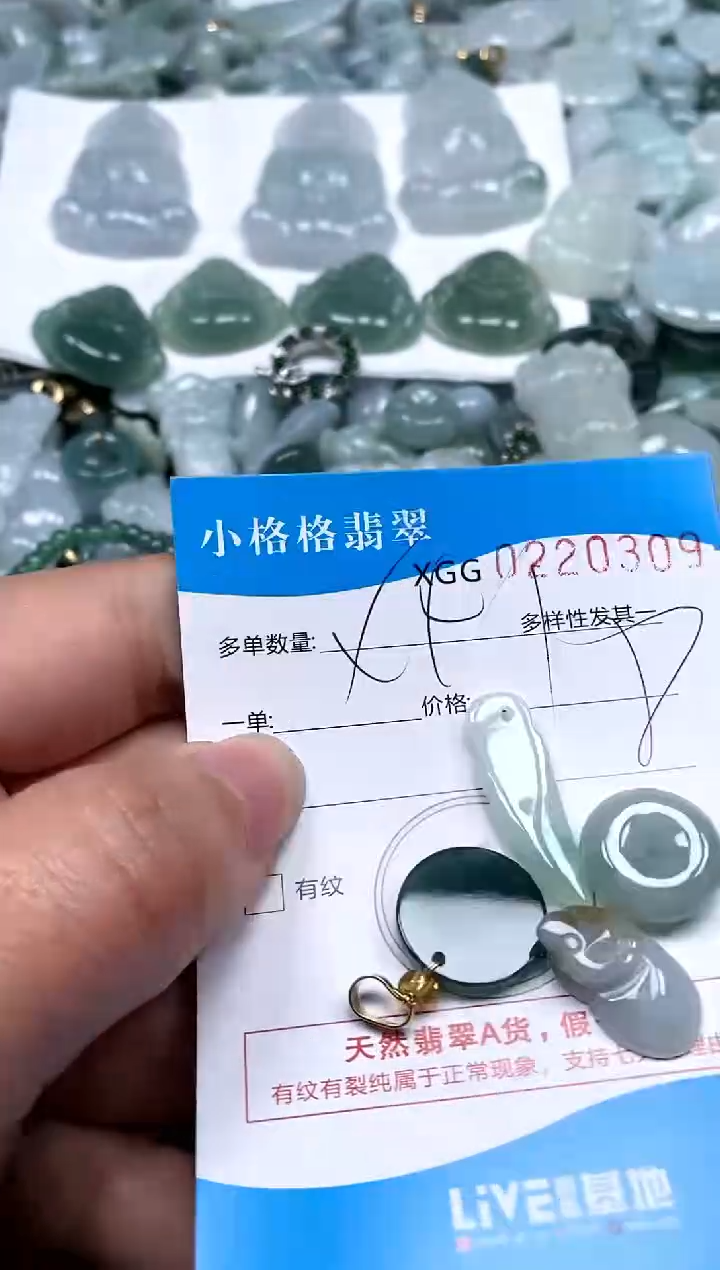 【闪购商品】翡翠颈饰未镶嵌闪购商品0220309