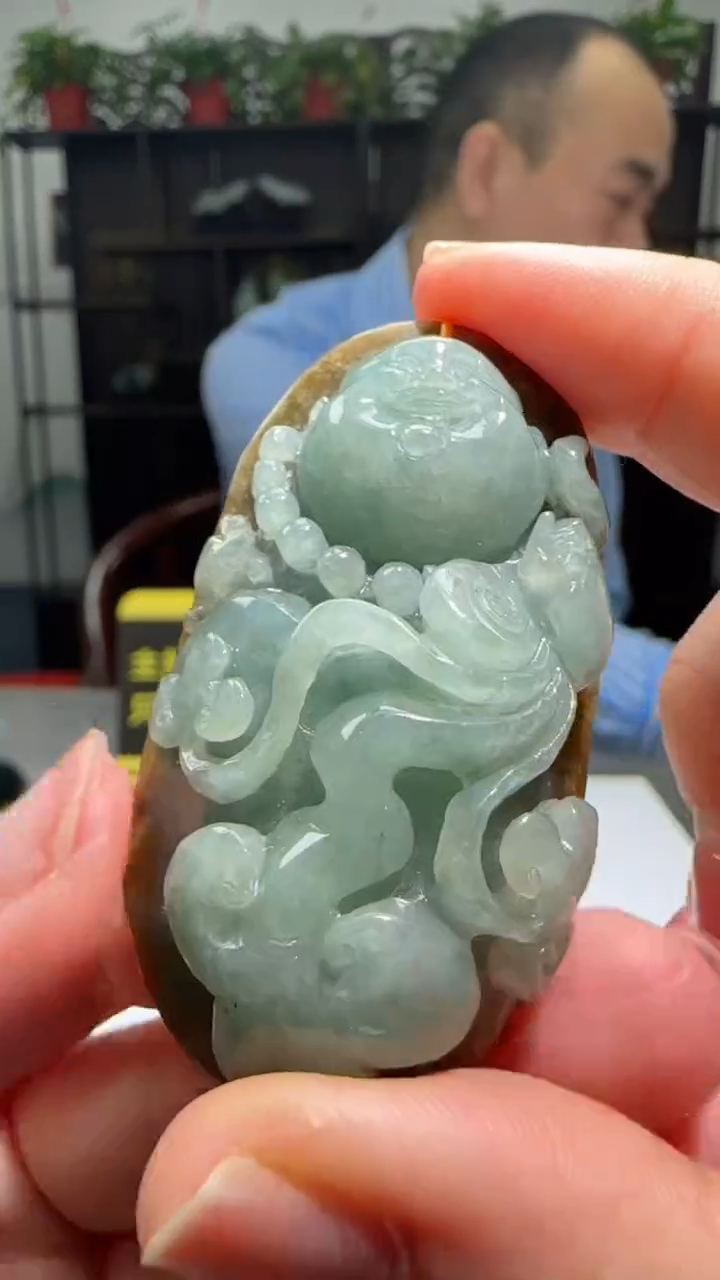 【闪购商品】翡翠颈饰未镶嵌天然翡翠A货吊坠