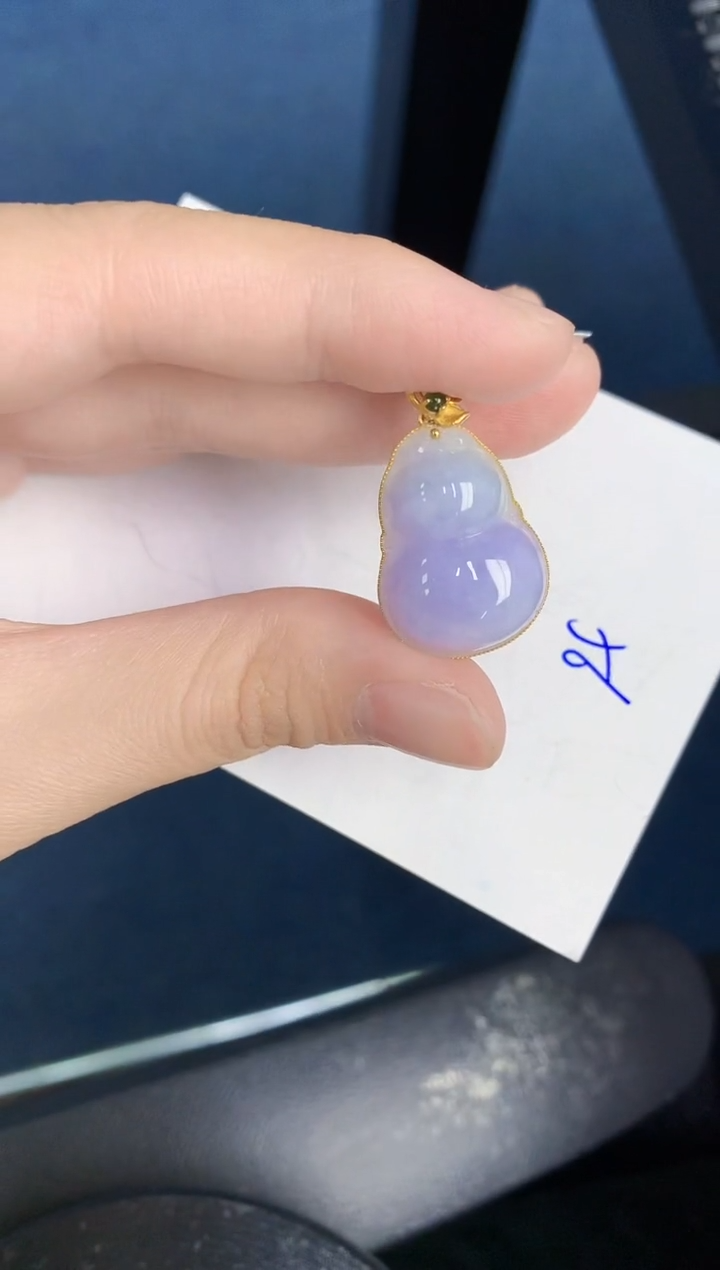 【闪购商品】翡翠颈饰18K金镶嵌000000000