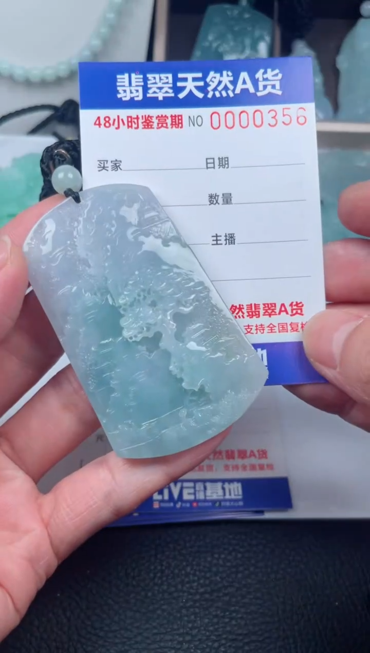 翡翠未镶嵌颈饰         