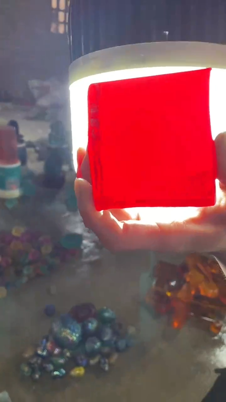 新疆五彩石原石摆件